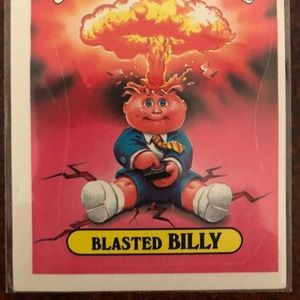 Blasted Billy - 1985 Garbage Pail Kids